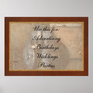 Póster Médico - optometría - un viejo phoropter