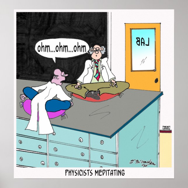 Póster Médicos Meditando (Frente)