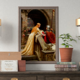 Póster Medieval de God Speed Edmund Leighton Bella Artes 