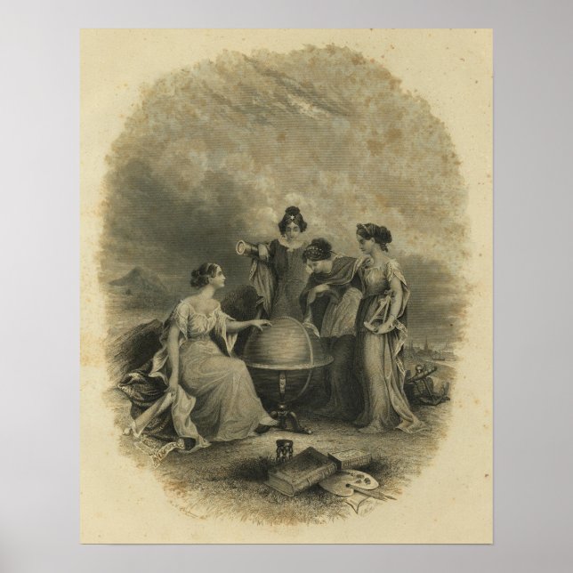 Póster Medio título El Atlas del Mundo de Colton (Frente)