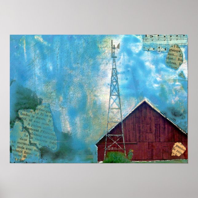 Póster Medios mixtos de Barn 3 (Frente)