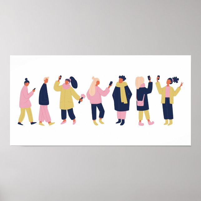 Póster Medios sociales (Frente)