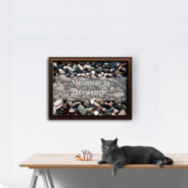 Póster Medir es poster motivador del tesoro