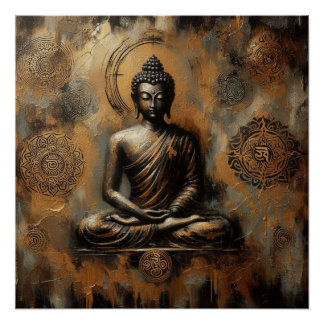 PÓSTER MEDITACIÓN DE BUDA AP #3