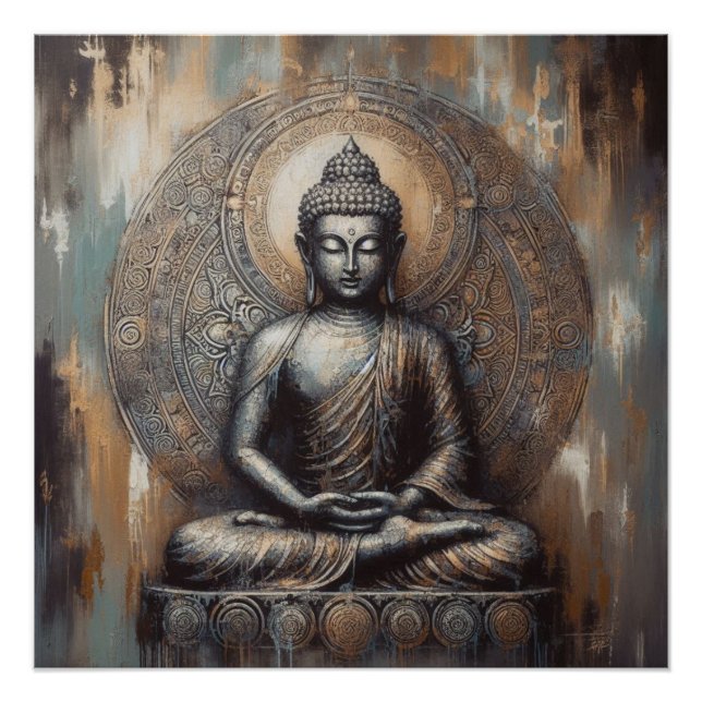 PÓSTER MEDITACIÓN DE BUDA AP #4 (Anverso)
