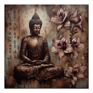 PÓSTER MEDITACIÓN DE BUDA AP #5