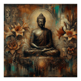 PÓSTER MEDITACIÓN DE BUDA AP #6