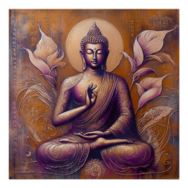 PÓSTER MEDITACIÓN DE BUDA AP #7