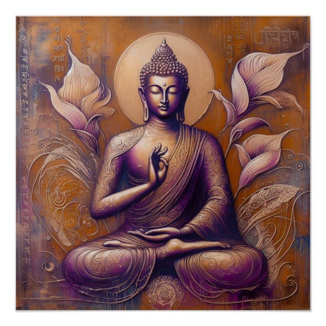 PÓSTER MEDITACIÓN DE BUDA AP #7 (Anverso)