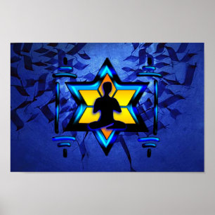 Póster Meditación de Kabbalah