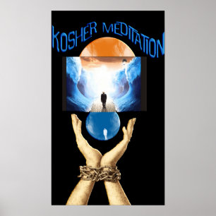 Póster meditación de kosher