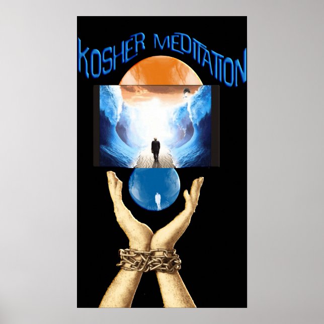Póster meditación de kosher (Frente)
