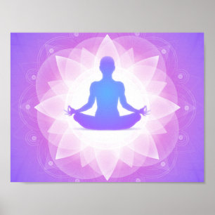Póster Meditación de la yoga