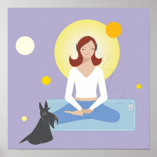 Póster Meditación de Scottie Gal - Poster