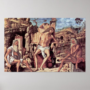 Póster Meditación En La Pasión De Cristo Por Carpaccio