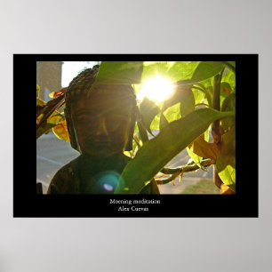 Póster Meditación matutina