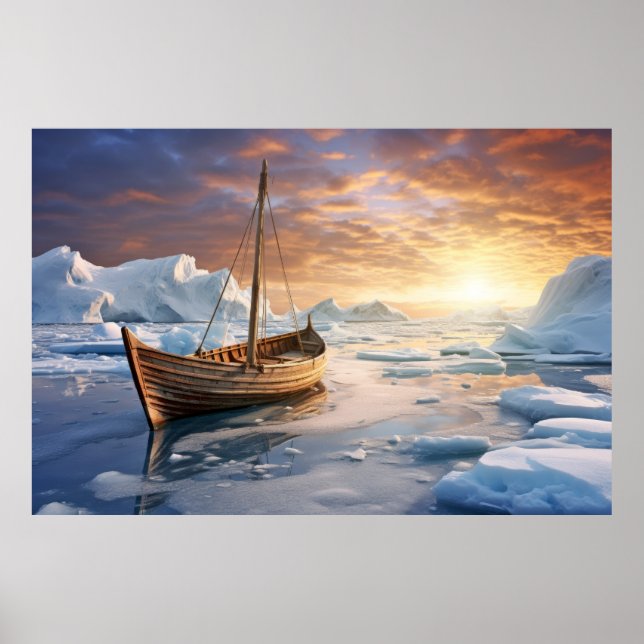 Póster Meditación paisajística Serene Tranquilo (Frente)