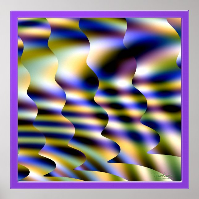 Póster Meditación trascendental óptica (Frente)