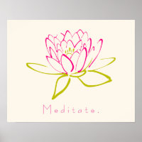 Meditar. Flor de Lotus