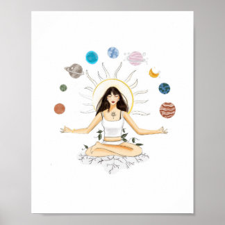 Póster Meditation art