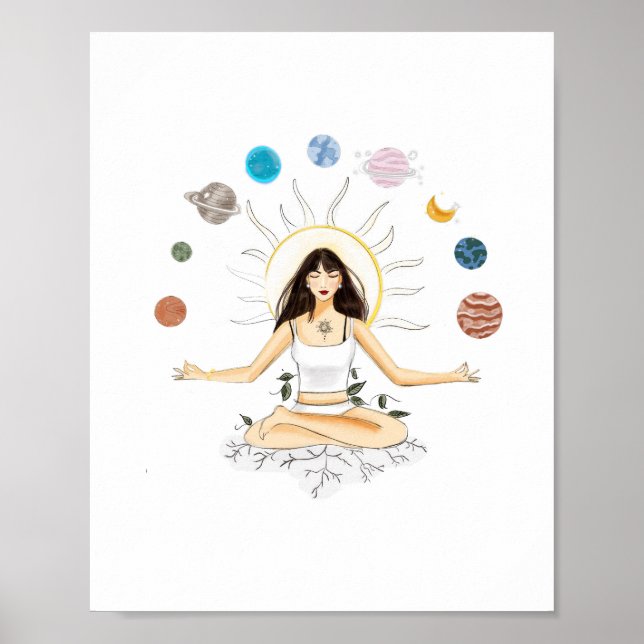 Póster Meditation art (Frente)