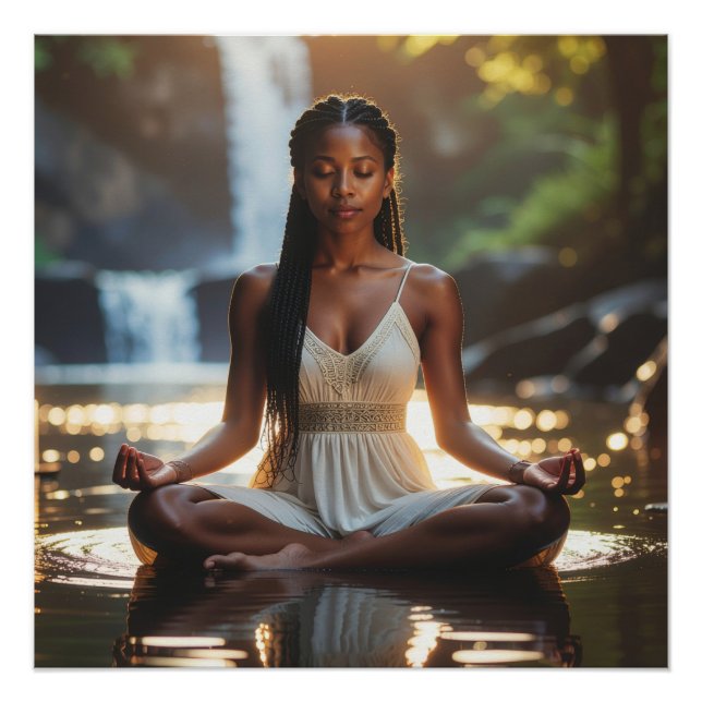 PÓSTER MEDITATION - YOGA - WELLNESS - CARPE DIEM (Anverso)