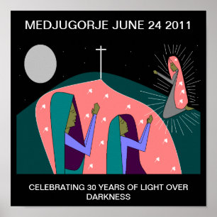 PÓSTER MEDJUGORJE 30 AÑOS ANIVERSARIO