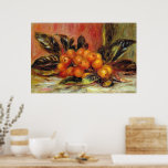 Póster Medlar Branch by Pierre Renoir<br><div class="desc">Pierre-Auguste Renoir's famous painting,  Medlar Branch.</div>