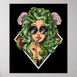 Póster Medusa, diosa griega