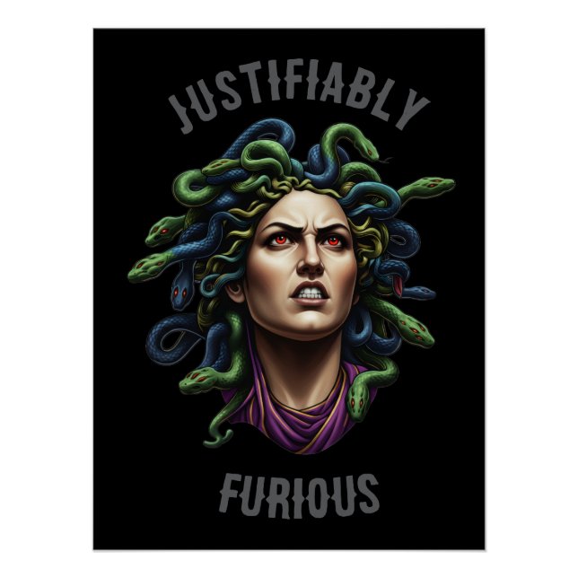 Póster Medusa Furiosa (Anverso)