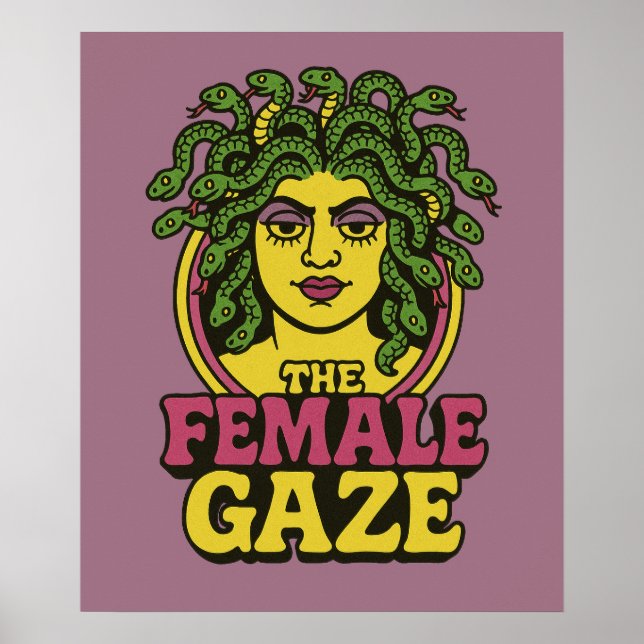 Póster Medusa la Mirada Femenina (Frente)