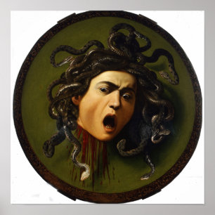 Póster Medusa por Caravaggio Imprimir