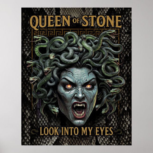 Póster Medusa Reina de Piedra Poster (Frente)