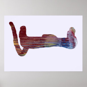 Póster Meerkat silhouette