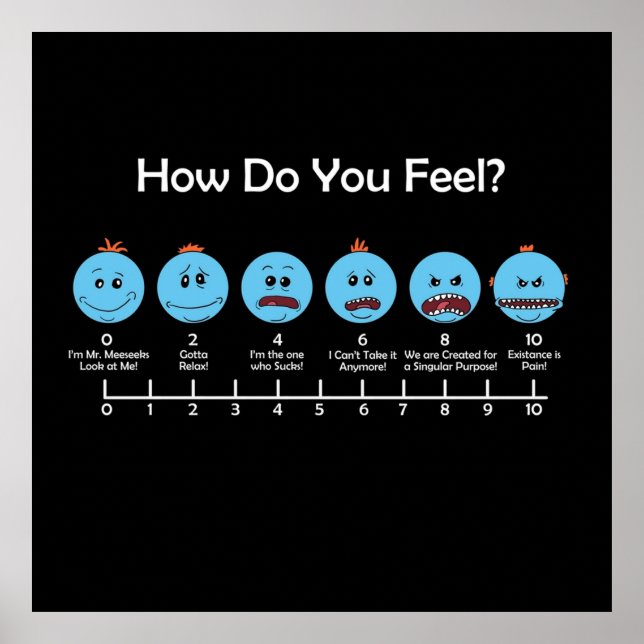 Póster Meeseeks (Frente)