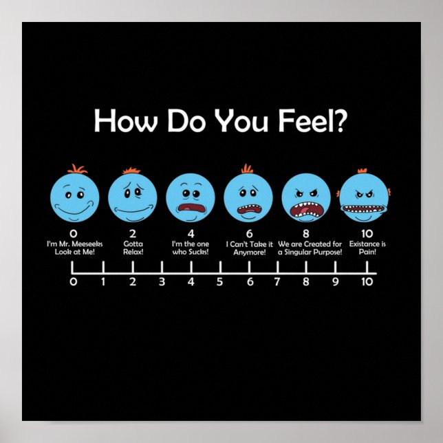 Póster Meeseeks (Frente)