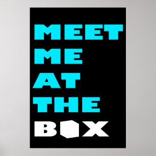 Póster Meet Me At The Box - Weight Lifting Inspiration