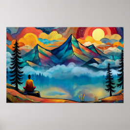 Póster Meeting God on the Mountain