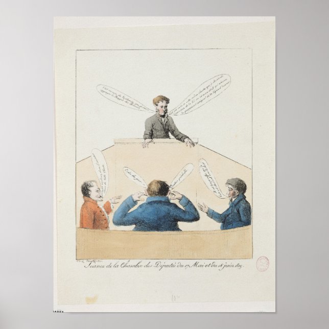 Póster Meeting of the Chamber of Deputies (Frente)