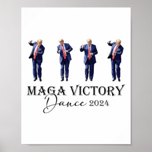 Póster Mega victoria Danza Trump 2024 47º presidente