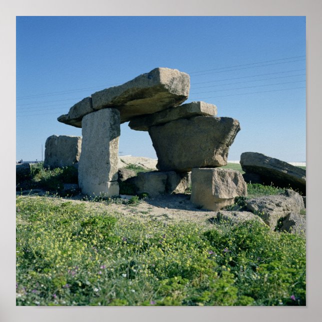 Póster Megalith, prehistórica (Frente)