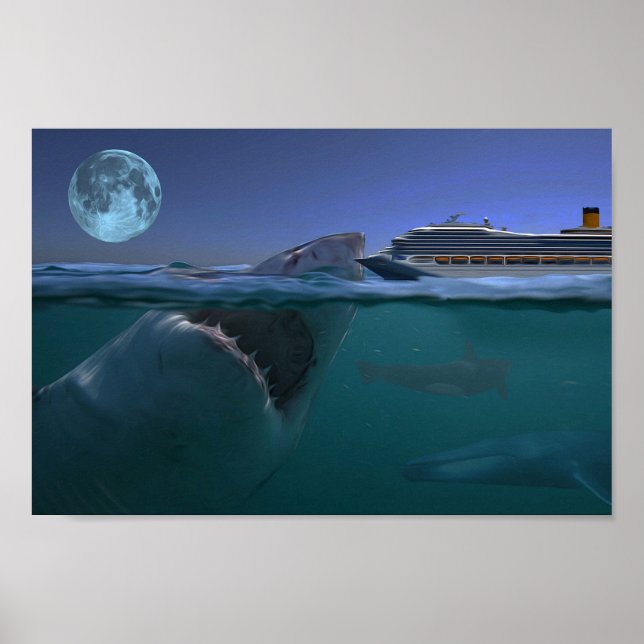 Póster Megalodon (Frente)