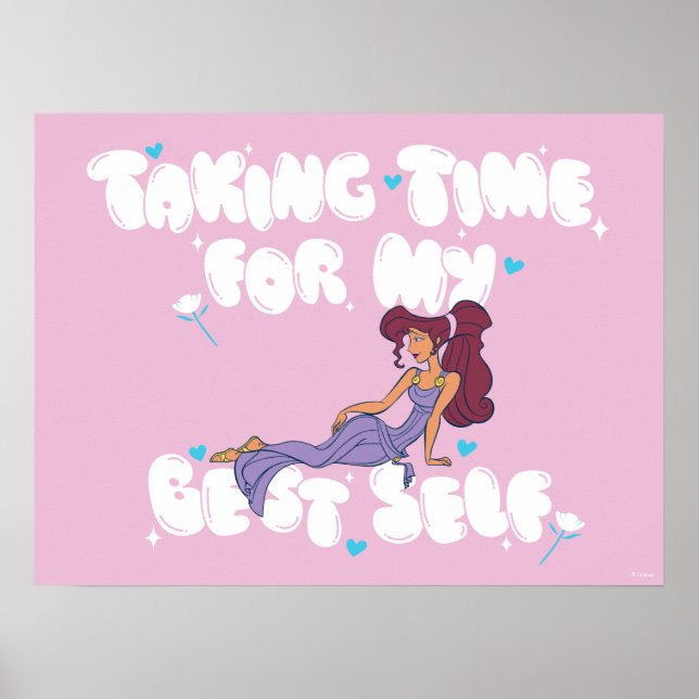 Póster Megara - Taking Time For My Best Self Poster (Frente)