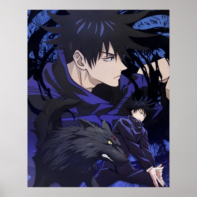 Póster Megumi Fushiguro (Frente)