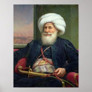 Póster Mehemet Ali, 1840