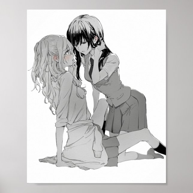 Póster Mei x Yuzu - Citrus Manga  (Frente)