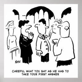 Póster Mejor advertencia de hombre al novio