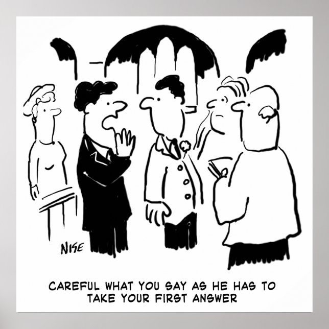 Póster Mejor advertencia de hombre al novio (Frente)