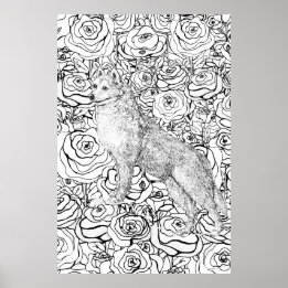 Póster Mejor amigo Husky