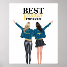 Mejor Amigos de BFF Forever Jean Jacket